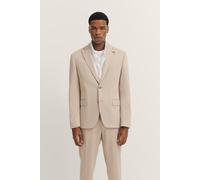 Anzugsakko BUGATTI, Herren, Gr. 52, 30, beige, 66% Polyester, 21% Viskose, 10% Polyamid, 3% Elasthan, unifarben, normal, Manschette, Sakkos, mit Stretchfunktion (76044645-52) 30, beige