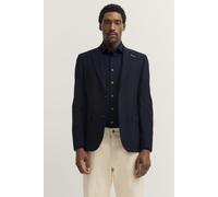 Anzugsakko BUGATTI "Mix & Match", Herren, Gr. 48, blau (390, marine), 75% Wolle, 22% Polyester, 3% Elasthan, unifarben, normal, Manschette, Sakkos, Modern Fit (83805151-48) 390, marine