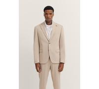 Anzugsakko BUGATTI "Regular Fit", Herren, Gr. 48, 30, beige, 66% Polyester, 21% Viskose, 10% Polyamid, 3% Elasthan, unifarben, regular fit, Sakkos, Jersey-Artikel mit Stretch (61593759-48) 30, beige