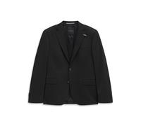 Anzugsakko BUGATTI "Regular Fit", Herren, Gr. 98, 290, schwarz, 66% Polyester, 21% Viskose, 10% Polyamid, 3% Elasthan, unifarben, regular fit, Sakkos, Jersey-Artikel mit Stretch (75917549-98) 290, sch