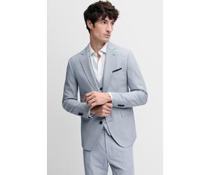Anzugsakko CINQUE "CIDATA", Herren, Gr. 46, blau, Web, Obermaterial: 66% Polyester, 28% Viskose, 6% Elasthan, unifarben, regular fit normal, abgesteppte Kante, Sakkos, Regular Fit, Pattentaschen, somm