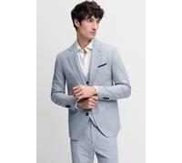 Anzugsakko CINQUE "CIDATA", Herren, Gr. 58, blau, Web, Obermaterial: 66% Polyester, 28% Viskose, 6% Elasthan, unifarben, regular fit normal, abgesteppte Kante, Sakkos Anzugsakko, Regular Fit, Pattenta