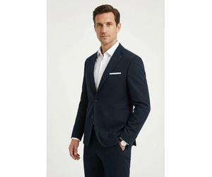 Anzugsakko CINQUE "CIDATI", Herren, Gr. 52, blau (marineblau), Obermaterial: 79% Polyester, 15% Viskose, 6% Elasthan, Sakkos, mit modischer Struktur (14602221-52) marineblau