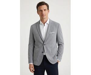 Anzugsakko CINQUE "CIMICHELE", Herren, Gr. 46, hellblau, Web, Obermaterial: 66% Polyester, 20% Viskose, 8% Elasthan, 6% Polyacryl, unifarben, regular fit normal, abgesteppte Kante, Sakkos, Regular Fit