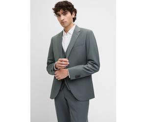 Anzugsakko CINQUE "CIMONOPOLI_S", Herren, Gr. 46, grün, Web, Obermaterial: 53% Polyester, 43% Schurwolle, 4% Elasthan, unifarben, slim fit hüftbedeckend, mit Knöpfen, Sakkos (32830120-46) grün