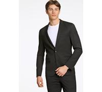 Anzugsakko JUNK DE LUXE "Sakko Slim Fit", Herren, Gr. 58, schwarz, Obermaterial: 54% Polyester, 44% Wolle, 2% Elasthan. Futter: 100% Viskose, Sakkos (97468757-58) schwarz