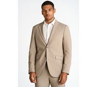 Anzugsakko LINDBERGH "Anzugjacke Modern Fit", Herren, Gr. 58, sand mel, Obermaterial: 67% Polyester, 28% Viskose, 5% Elasthan; Futter: 98% Polyester, 2% Elasthan, Sakkos (66716906-58) sand mel