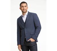 Anzugsakko LINDBERGH "Blazer Modern Fit", Herren, Gr. 48, blau (blau mix), Obermaterial: 77% Polyester, 21% Viskose, 2% Elasthan; Futter: 95% Polyester, 5% Elasthan, Sakkos (98859511-48) blau mix