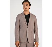 Anzugsakko LINDBERGH "Sakko Relaxed Fit", Herren, Gr. S, deep sand mel, Obermaterial: 65% Polyester, 31% Viskose, 4% Elasthan; Futter: 100% Polyester, Sakkos (57440741-S) deep sand mel