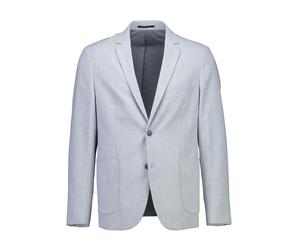 Anzugsakko LINDBERGH "Sakko Relaxed Fit", Herren, Gr. S, grau (lt grau mix), Obermaterial: 65% Polyester, 31% Viskose, 4% Elasthan. Futter: 100% Polyester, Sakkos (35412621-S) lt grau mix
