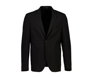 Anzugsakko LINDBERGH "Sakko Relaxed Fit", Herren, Gr. S, schwarz, Obermaterial: 65% Polyester, 31% Viskose, 4% Elasthan. Futter: 100% Polyester, Sakkos (35476807-S) schwarz