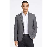 Anzugsakko LINDBERGH "Sakko Slim Fit", Herren, Gr. 48, grau (dk grau mel), Obermaterial: 52% Wolle, 45% Polyester, 2% Elasthan 1%, sonstige Fasern. Futter: 95% Polyester, 5% Elasthan, Sakkos (77865754