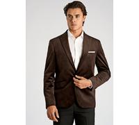 Anzugsakko LINDBERGH "Sakko Slim Fit", Herren, Gr. 56, braun, Obermaterial: 100% Polyester; Futter: 95% Polyamid, 5% Elasthan, Sakkos (38872742-56) braun