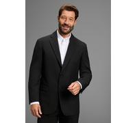 Anzugsakko MAN'S WORLD "Baukastensakko", Herren, Gr. 52, schwarz, Web, Obermaterial: 100% Polyester, unifarben, festlich, regular fit, mit Knöpfen,Ärmel mit Ärmelschlitz 1-Knopf-Manschette, Sakkos, mi