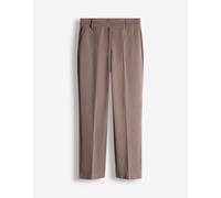 Anzugshose - Bundfalte - braun 44