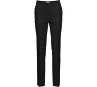 Anzughose BONPRIX, Damen, Gr. 50, N-Gr, schwarz, Web, Obermaterial: 76% Polyester, 22% Viskose, 2% Elasthan, gepflegt, unifarben, slim fit lang, Hosen Anzughose, Slim fit Passform, mit Stretchanteil,