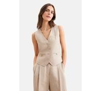 Anzugweste aus 100% Leinen Beige 42 (60.851848-0006-42)
