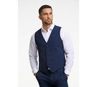 Anzugweste LINDBERGH "Anzugweste Modern Fit", Herren, Gr. 52, blau (dk blau mel), Obermaterial: 67% Polyester, 28% Viskose, 5% Elasthan. Futter: 98% Polyester, 2% Elasthan, Westen Anzugweste (65206164