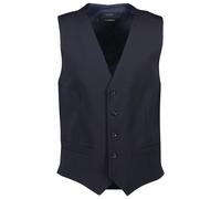 Anzugweste LINDBERGH "Lindbergh Weste", Herren, Gr. 56, blau (navy), Obermaterial: 58% Wolle, 38% Polyamid, 4% Elasthan; Futter: 95% Polyester, 5% Elasthan, Westen Anzugweste (52041035-56) navy