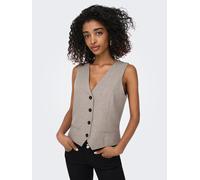 ONLY Weste ONLLINDA S/L MEL FIT WAISTCOAT TLR NOOS Sand Melange Gr. 34