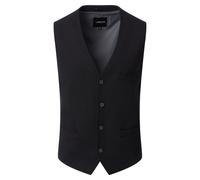 Anzugweste VENTI "VENTI Anzugweste uni", Herren, Gr. 48, schwarz (780 anthrazit), 69% Polyester, 29% Viskose, 2% Elasthan, Westen Anzugweste (26507026-48) 780 anthrazit