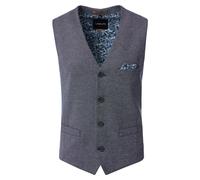 Anzugweste VENTI "VENTI Anzugweste uni", Herren, Gr. 54, blau (hellblau), 74% Polyester, 26% Baumwolle, Westen Anzugweste (32008933-54) hellblau