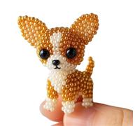 Aodejoy Dog Bead Embroidery Kit,Chihuahua Perlenstickset,5D Stickset mit Meerestieren,DIY-Stickzubehör zum Thema Tiere mit Anleitung,als Geschenk für Bastelfreunde und Heimdeko (Chihuahua)