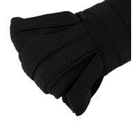 AOICXB Stretchband for Nähen, 3/4/5/6/8/10/12 mm, weiß/schwarz, Flache Gummibänder, elastisches Gummiband, Hochzeitskleidung, elastisches Band for DIY-Näh-Stretchseil-Zubehör
