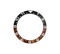 AOIMBNQC 1 Stück 38-mm-Keramik-Uhrenlünette, passend for NH35, NH36 und 7S26, Gehäusegröße 38 mm x 30,5, Ersatzteil/Zubehör(02)