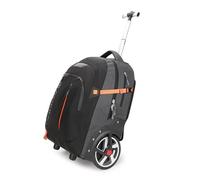 Aoking Multifunktionaler Rucksack mit Rollen,für Business,Reisen,Schule,Compus-Wandern,Picknick,wasserdicht