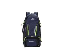 Aoking Rucksack Unisex Textile Strapazierfähig 55 x 33 x 19 Khaki Reisen Wandern, blau, 55x33x19