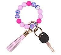 AOKSUNOVA Schlüsselanhänger Armband Autoschlüsselanhänger Perlen für Frauen