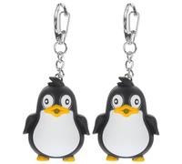 AOKWAWALIY 2 Stück Pinguin-Schlüsselanhänger Mini-Pinguin-Schlüsselanhänger Wintertiere Für Kinder Winter-Geburtstagsparty-Dekoration Geschenk