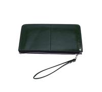 AOKWAWALIY Mobile Handtasche Geldbörse mit Reißverschluss The Tote Bag for Women Handytasche Brieftasche mit umlaufendem Reißverschluss Halter Umschlagtasche mit hoher Kapazität Green