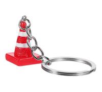 AOKWAWALIY Verkehrskegel Schlüsselanhänger Kreatives Mini Modell Taschenanhänger Rucksack Geldbörse Deko Leicht Und Robust