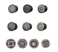 AOOOWER 10 Stück Modische Metall Schuhschnallen Für Herren Ledersandalen 1 3 Cm Durchmesser Ersatznieten Schraubbolzen Knöpfe Legierung Schuhschnallen Für Herren