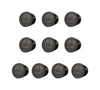 AOOOWER 10 Stück Modische Metall Schuhschnallen Für Herren Ledersandalen 1 3 Cm Durchmesser Ersatznieten Schraubbolzen Knöpfe Legierung Schuhschnallen Für Herren