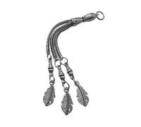 AOOOWER Antique Silver Plated Necklace Connectors Metal Brushes Pendant Accessories DIY Handmade Jewelry Making Supplies Vintage Inspired Jewelry Making Tool