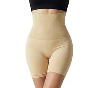 AOOSA Bauchweg Unterhose Damen Hohe Taille, Nahtlose Miederhose Leggings, Bauchkontrolle Oberschenkel Stark Formende Unterwäsche Miederpant für Arbeit Hochzeit Party Ausgehen (M/L/XL)
