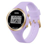 AOOSU Damenuhr, Damen Digitaluhren Silikonarmband, Uhren Damen Mädchen Sportlich Armbanduhr mit Wecker Stoppuhr LED Licht Datum Sportlich Elegant Weitwinkel Casual Digital Uhr für Jungen und Mädchen