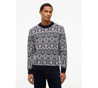 Tommy Hilfiger Fairisle Pullover Navy-Print - Größe XL Blau XL