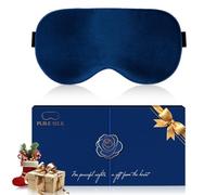 Aosun Luxus-Seiden-Schlafmaske, Geschenke für Frauen & Männer, 100% Seide, 22 Momme, Entspannung & Gesunder Schlaf, Perfekt für Weihnachten, Geburtstag, Muttertag