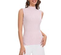 Aottori Rollkragenshirt Damen Ärmellos Stehkragen Rolli Top Stricktop | Rollkragenpullover, Unterziehrolli, Turtleneck Shirt, Basic Tank Top, Pullunder, Figurbetont, Elegant, Einfarbig