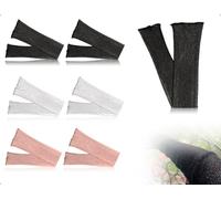 AOYEGIC 3 Paar Armstulpen für Damen,Ultradünn Spitze Stulpen,Sonnenschutz Fingerlose Lang Handschuhe,verwendet für Hochzeits Karneval Maskerade Teeparty Outdoor(Weiß,Rosa,Schwarz)