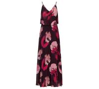 APART Abendkleid in 2in1 Optik, Allover Bedruckt mit großen Blüten, Pflaume-Multicolor, 40