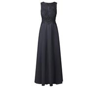 APART Fashion Damen Lange Spitzen-Abendkleid, Ärmelloses Maxikleid, Floral Perlen-Bustier, Rückenreißverschluss Kleid, Chiffon Festkleid für Hochzeiten, Partys und besondere Anlässe
