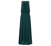 APART Abendkleid mit lose fallendem Sonnenplissee Part bis zur Taille, Emerald, 40