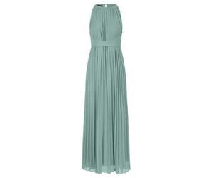 APART Chiffonkleid aus leicht körnigem, plissiertem Chiffon, Jade, 38