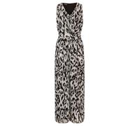 APART Chiffonoverall aus weichem Chiffon mit Allover-Print, schwarz-Creme, 46