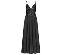 APART Fashion Damen Apart Abendkleid im Materialmix aus Bestickter Kleid (1er Pack)